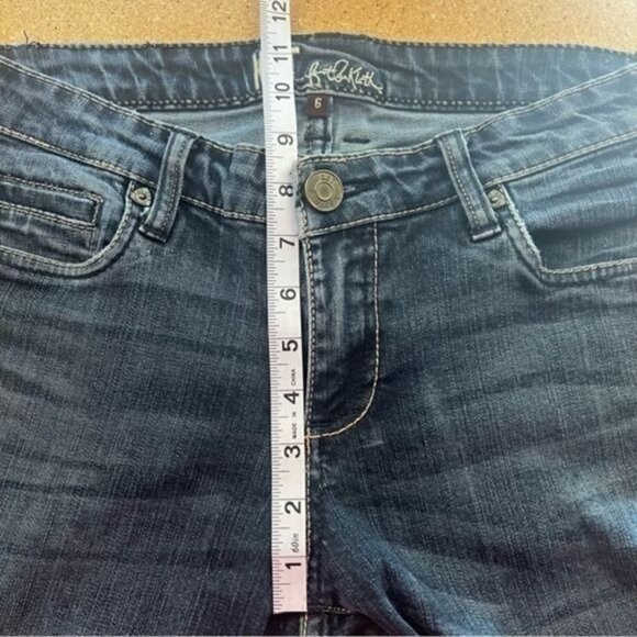 Kut From The Kloth Jeans Womens 6 Blue Stretch Denim Skinny Mid Rise Distressed - Picture 10 of 12